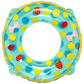 Rattles RGD-55F 21.7 inches (55 cm) Swim Ring Mint Dot with Rope