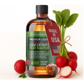 Liquid Power Radish Fertilizer - Professional Liquid Plant Food for Radish - Fast-Acting Concentrate for Growth, Strong Roots & High-Yield Harvest - 8 oz - Indoor & Outdoor Use