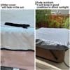 UCEDER Waterproof Hot Tub Cover 170G Polyethylene Spa Cover and