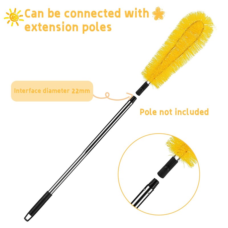2 PCS Gutter Cleaning Brush Roofing Tool Rain Gutter Guard
