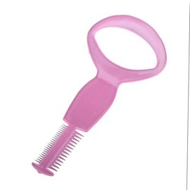 Beavorty Eyelash Comb 2-sided Plastic Mascara Applicator Eyebrow Comb Random Color