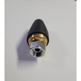 Rotor Nozzle, Dirt Binder, Dirt Killer Nozzle Connection M18 x 1.5 Internal Thread Suitable for Kärcher - Maximum Pressure 255 Bar - 12 l/min in Nozzle Sizes 035, 04, 045, 05, 055 (Nozzle Size 045)