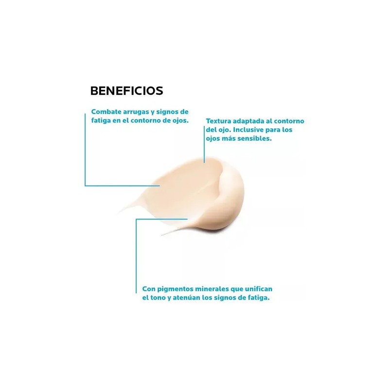 Crema Roche Posay Antiarrugas Contorno Ojos Hyalu Momento Aplicación Día