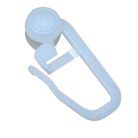 DELFRA 100 Curtain Rollers - Universal Curtain Roll with 8 mm Head - for Internal Track with Pleated Hooks