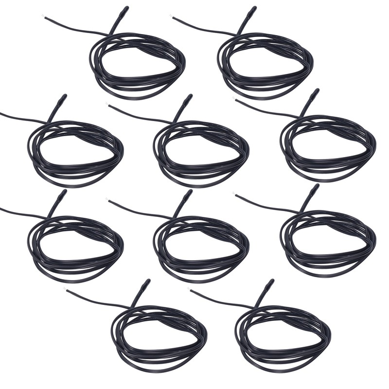 10Pcs NTC Thermistor Sensor PVC Epoxy Resin NTC Temperature Probe