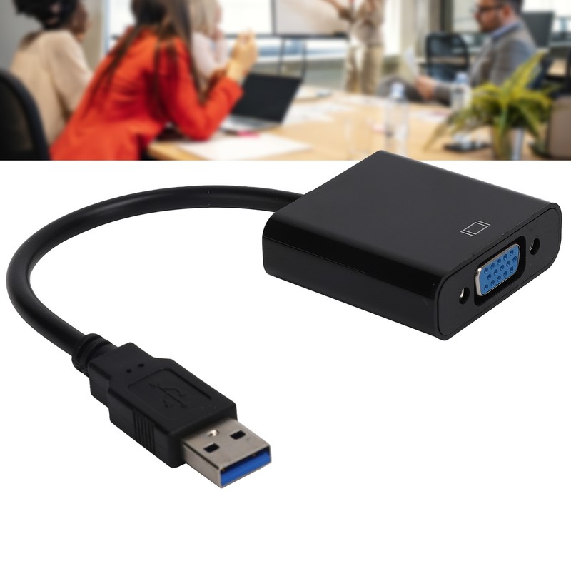 USB3.0 to VGA Converter 5Gbps HD 1080P Adapter Cable 15Pin