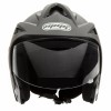 MMG Motorcycle Scooter Open Face Helmet Crux Flip Up Visor