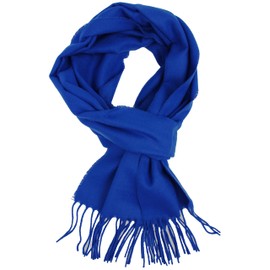 Rotfuchs Men's Scarf, Women's Scarf, Winter Scarf, Unisex, Plain, Soft and Cuddly, royal blue