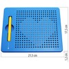 Playtastic Magnetische Reise-Zeichentafel, Stift & Vorlagen, 17,5 x 21,5 cm,