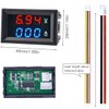 DAOKAI Digital Ammeter Voltmeter 100V 10A, Mini Digital Volt Amp