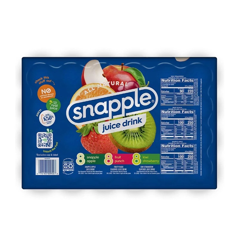 Snapple Juice Drink Variety Pack, 24 pk./20 fl. oz. NO