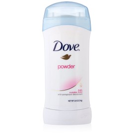 Dove Deodorant 2.6 Ounce Invisible Solid Powder (76ml) (2 Pack)