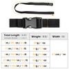 TRIWONDER 25 mm Black Nylon Webbing Strap with Adjustable Buckles,