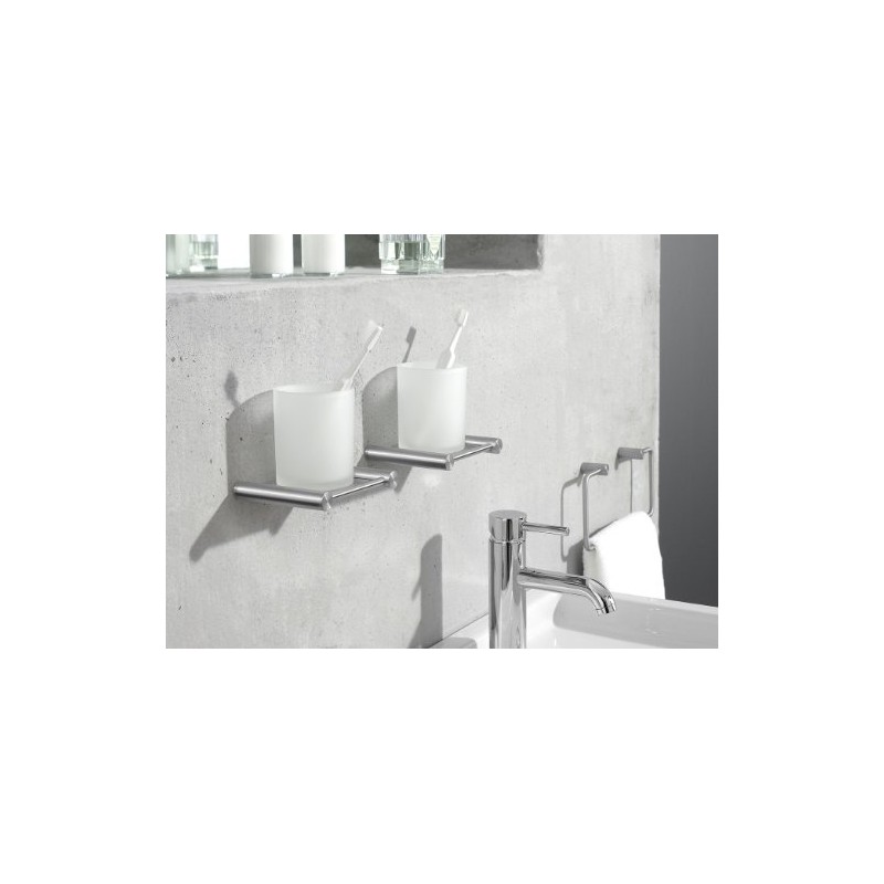 Zack 40260 12 x 29 cm Civio Towel Holder Swivelling