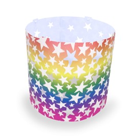 Additional Shade for EREKI lampshade 's Magnetic Connector, for Baby Nursery Room, Kids Boys Girls Ceiling Pendant Light Shade (Rainbow Stars)