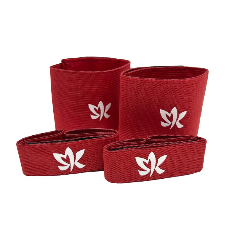 Football Shin Pad Holder and Support Set (Blue)