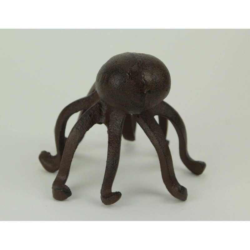 Soporte de teléfono celular de hierro fundido con pulpo