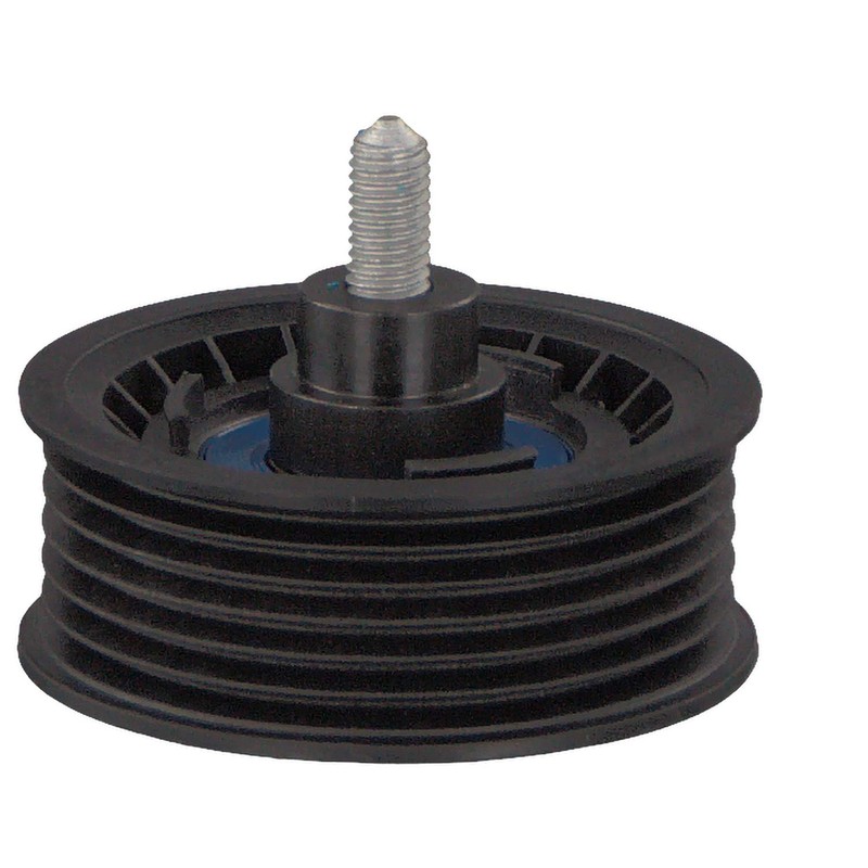 febi bilstein 33941 Idler Pulley for auxiliary belt, with screw,
