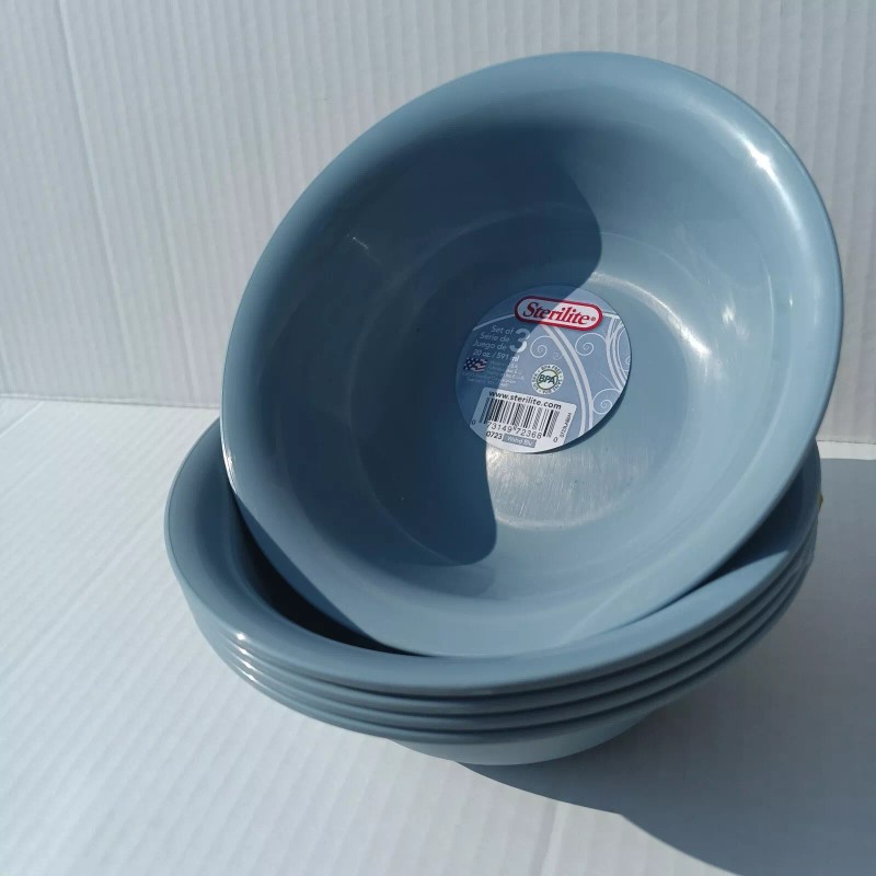 Sterilite Lite Blue Sterilite Microwave Safe Soup & Salad Food