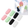 8pcs Travel Leak Proofing Elastic Sleeve Bottle Covers Soft Silicone