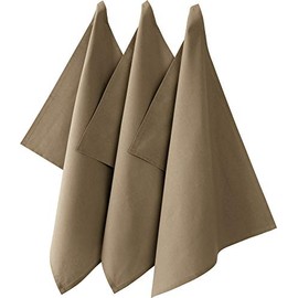 Redbest Seattle Tea Towel, Pack of 3, Cotton, 50x70 cm, taupe