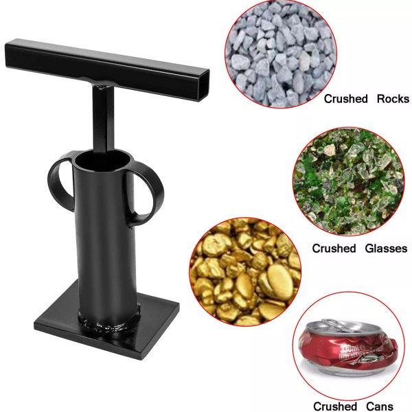 Unbranded/Generic Rock Crusher Heavy Duty Frit Marker Stone Rush Gold