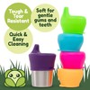 Healthy Sprouts Silicone Sippy Cup Lids - Spill Proof, Fits