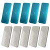 HINFHI 10 Pieces Of Metal Magnetic Patches, Cabinet Light Installation,
