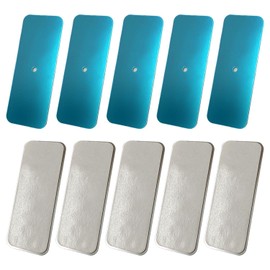 HINFHI 10 Pieces Of Metal Magnetic Patches, Cabinet Light Installation, Lamp Fixing Tools, And Home Accessories.