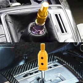 Monrand Shift Knob Shifter Adapter Universal Car Shift Knob Adapter Aluminum Alloy M12x1.25 Gear Shift Knob Adapter for Non-Threaded Manual Transmission,Car