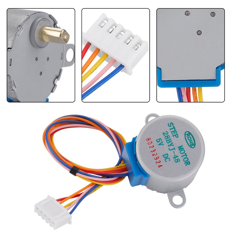 5 pcs /set DC 5V 4-Phase 5-Wire Stepper Motor Micro