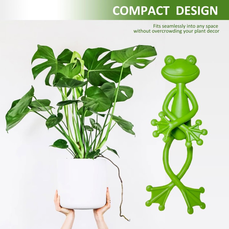 TNDCKP (5Pcs) Frog Plant Stand, Frog Plant Holder, Flower Pot