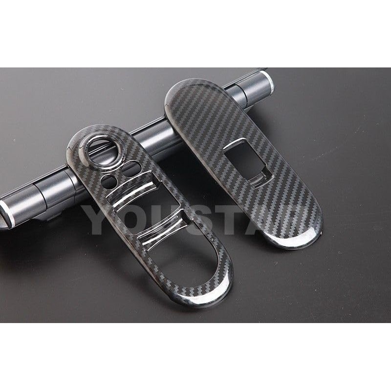 UNICUS Carbon Effect Window Control Panels 2X for Mini Cooper