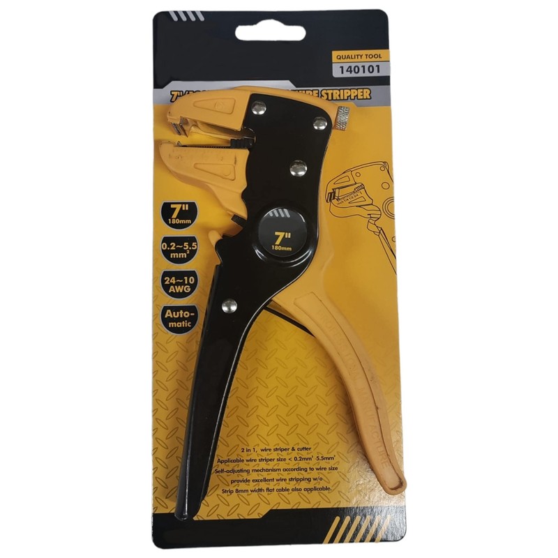 Automatic wire stripper front and side cutting from 0.2 to