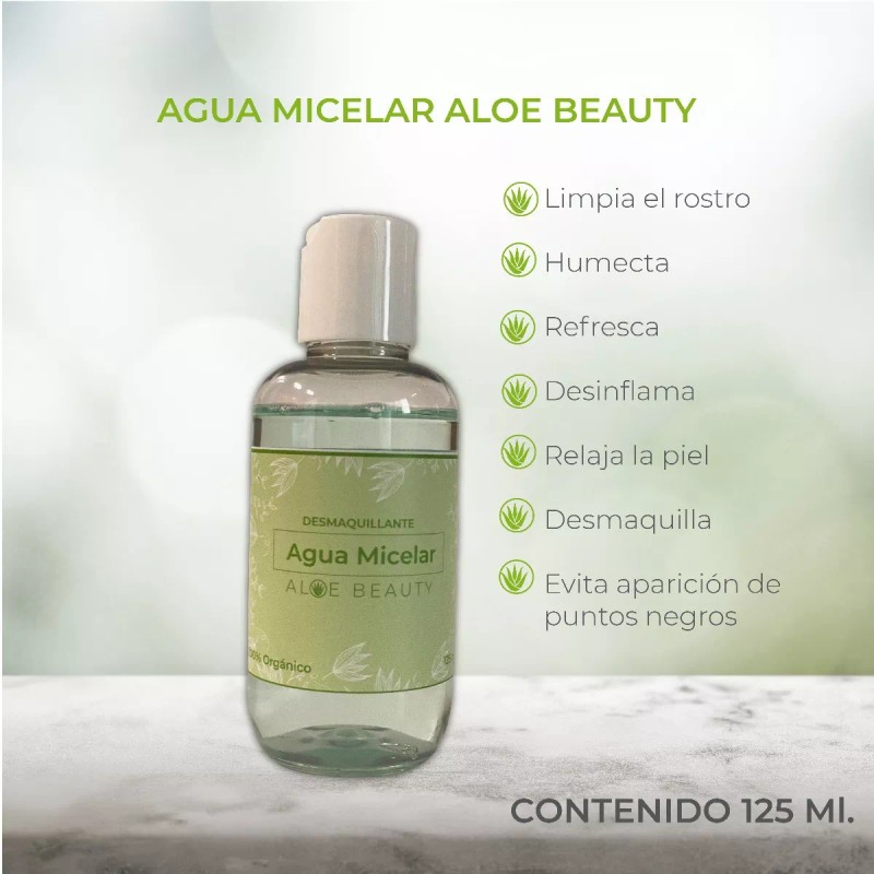 Eco-Beauty Kit Ácido Hialurónico, Agua Micela, Jabón Aloe Orgánico