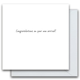 Emotional Rescue New Baby Card, Congratulations New Baby Card, New Baby Cards, Neutral Baby Card Multi One Size SSWL016