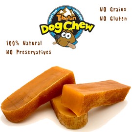Yak Cheese Himalayan Chew - Himalayan Yak Milk - Natural Yak Cheese Chew, Long Lasting Dog Treats for Aggressive Chewers .Keeps Dogs Busy & Enjoying, Indoors & Outdoor Use (Small) 3 Chews Per Packs,3.5 OZ