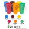 Okutani CO Smile Smile Cup Set of 6 Colors (Blue/Red/Brown/Orange/Yellow/Green)
