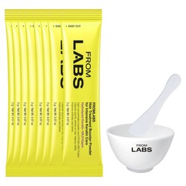 From Labs Protein Absorption Modeling Pack Hair Treatment Booster Powder 2g x 8p + Ball + Spatula Set, 1 Piece / 프롬랩스 단백질 흡착 모델링 팩 헤어 트리트먼트 부스터 파우더 2g x 8p + 볼 + 스패츌러 세트, 1개