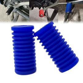 2PCS Motorcycle Gear Shift Lever Cover Universal Non Slip Rubber Shifter Lever Pedal for Yamaha Suzuki Kawasaki (Green)