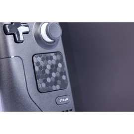 Touchpad Protector steam deck，Touch Pads and Back Buttons Protective skin texture sticker for steam deck touch Trackpads，High end textured grip skin Luck&Link (Trackpads, Honeycomb - Black)