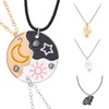 LHOEST Pack of 3 Women's Friendship Necklaces, Friendship Chains for