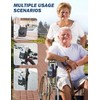 JOYTUTUS Cup Holder for Wheelchair, 2 in 1 Water Bottle