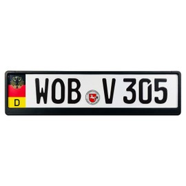 European Style Number Home Decor Sign (WOB Design + Hardware Kit)