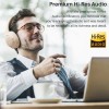 TOZO HT2 Hybrid ANC Headphones 60H Playtime, Hi-Res Audio, Bluetooth