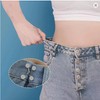 Jeans Waist Tightener Buttons for Loose Pants – Removable Zinc