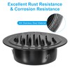 PATIKIL 4" Round Air Vent Cover, 304 Stainless Steel Louvered