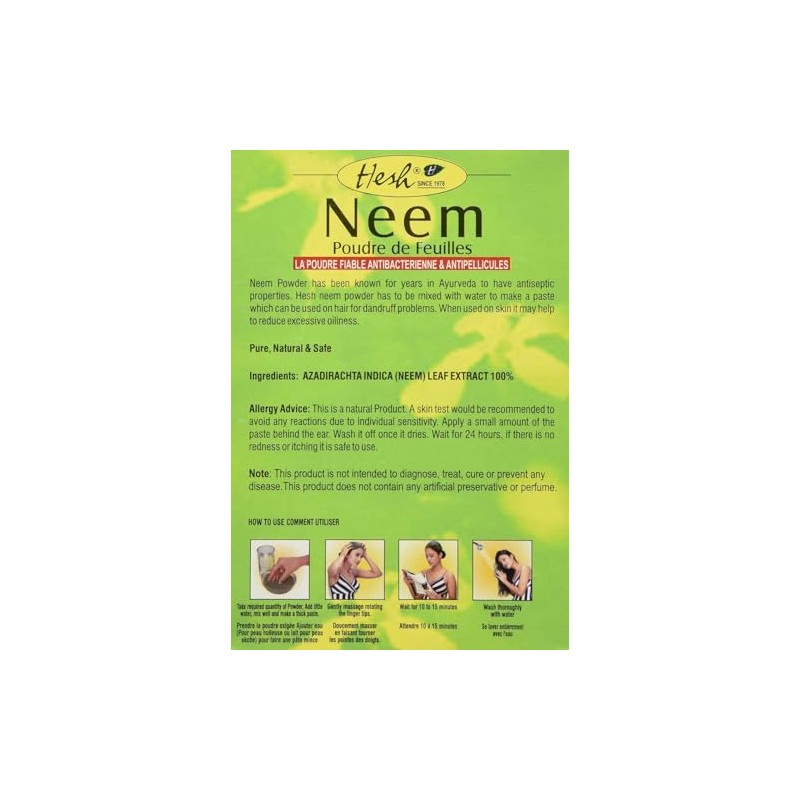 Hesh Herbal Neem Powder 100GM | 3.5 oz | 100%