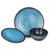 Camping Crockery Set 1 Person 3-Piece Melamine Picnic Crockery Set