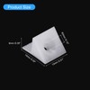 sourcing map 24Pcs 90 Degree Plastic Corner Braces, 14x13x9mm Nylon
